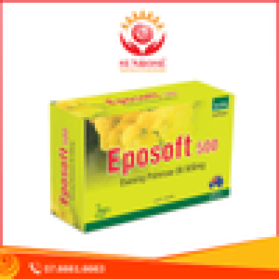 EPOSOFT 500 viên uống Tpbvsk - Cân Bằng Nội Tiết Tố, Làm Đẹp Da, Hộp 30 Viên.