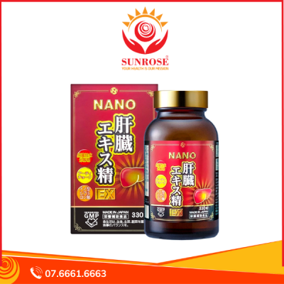 GAN THUỶ PHÂN NANO LIVER HYDROLYZATE EX 330 viên - Thực phẩm bảo vệ sức khỏe