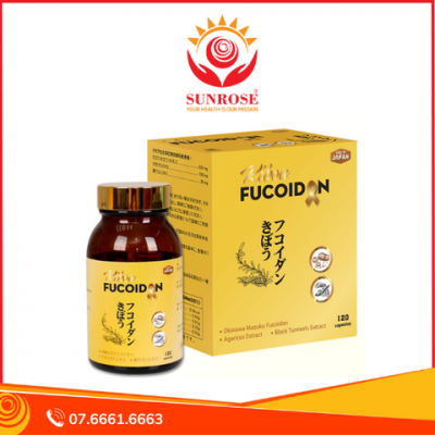 KIBOU FUCOIDAN TP BVSK Tăng Cường Hệ Miễn Dịch Chuẩn Nhật Bản Lọ 120 Viên