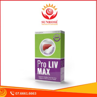 PROLIV MAX - TPBVSK Thải độc gan & tăng cường chức năng gan