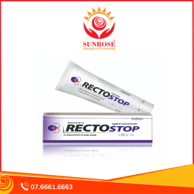 RECTOSTOP ULTRA Mỡ Thoa Hỗ Trợ Điều Trị Trĩ Chuẩn Ba Lan Tuýp 50ml